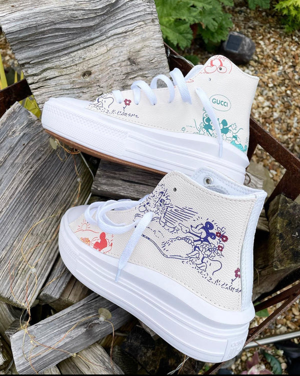 Chuck Taylor All Star Converse High • White | GG DISNEY